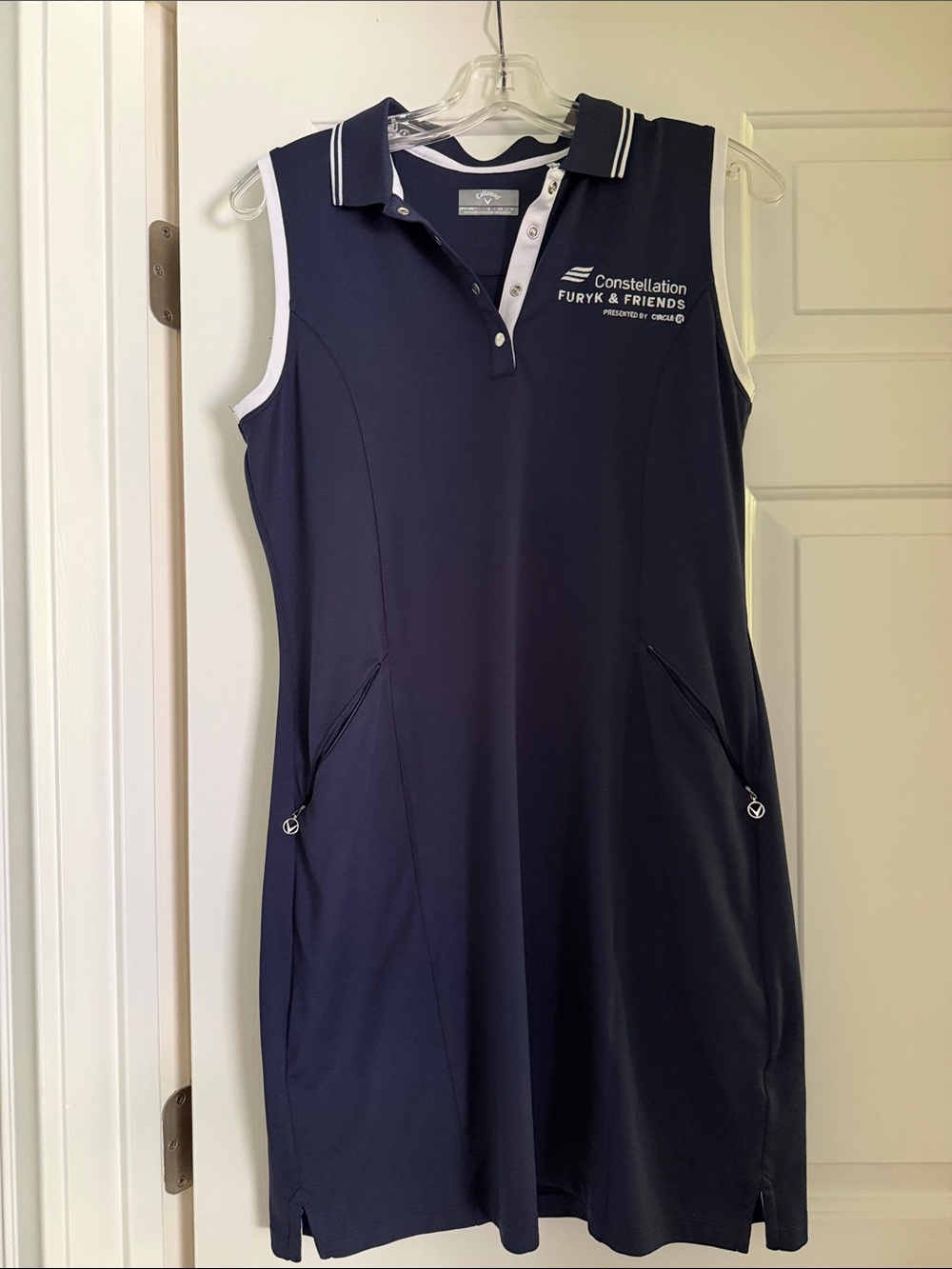 Callaway  Navy Sleeveless Polo athletic Dress with shorts